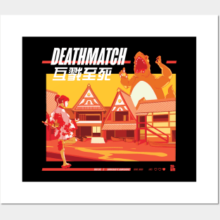 Deathmatch - White Text Posters and Art